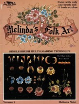 Tole Decorative Painting Melinda&#39;s Folk Art V1 Single Brush Melinda Neis... - $12.74