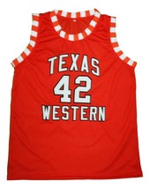 Nolan Richardson #42 Texas Western New Men Basketball Jersey Orange Any Size image 1