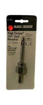 Black & Decker 71-310 High Torque Hole Saw Mandrel 1/4" Shank - $13.38