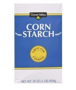 Clover Valley Corn Starch 16oz box. Lot of 4. Great for cooking. Soups, ... - $59.37