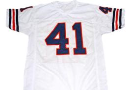 Brian Piccolo #41 Brian's Song Movie Men Football Jersey White Any Size image 2