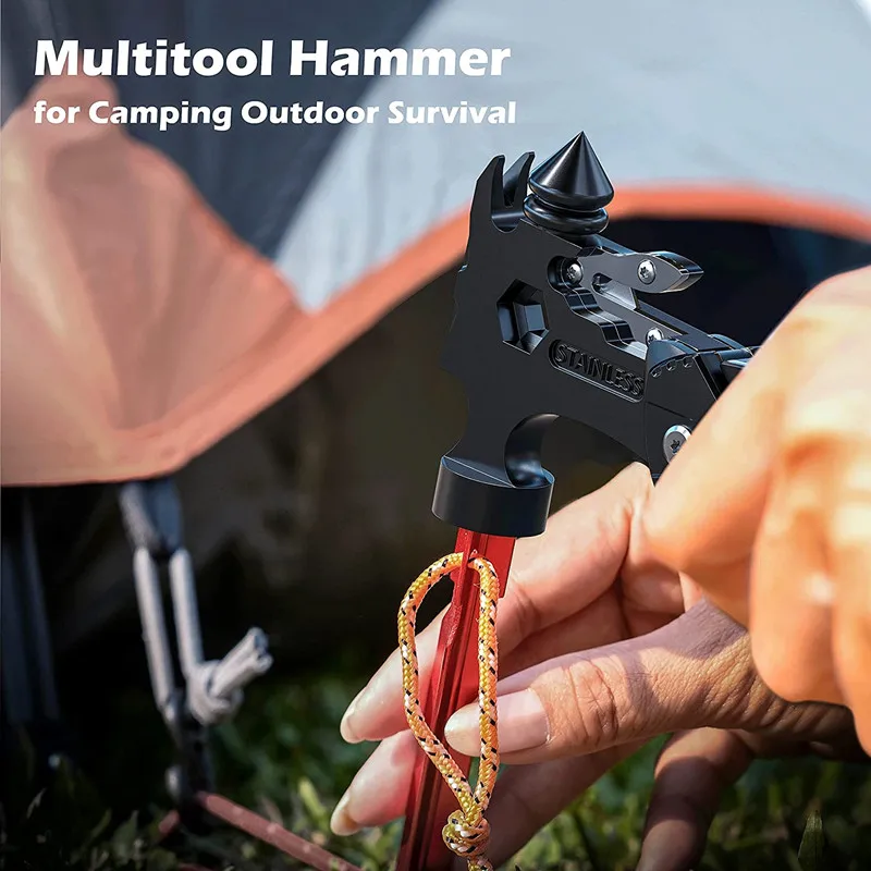 2023 Special Design 14 in 1 Hammer Multitool for Men Survival Hammer Cool  Gadgets Camping Tools for Outdoor - China Hand Tool, Tool