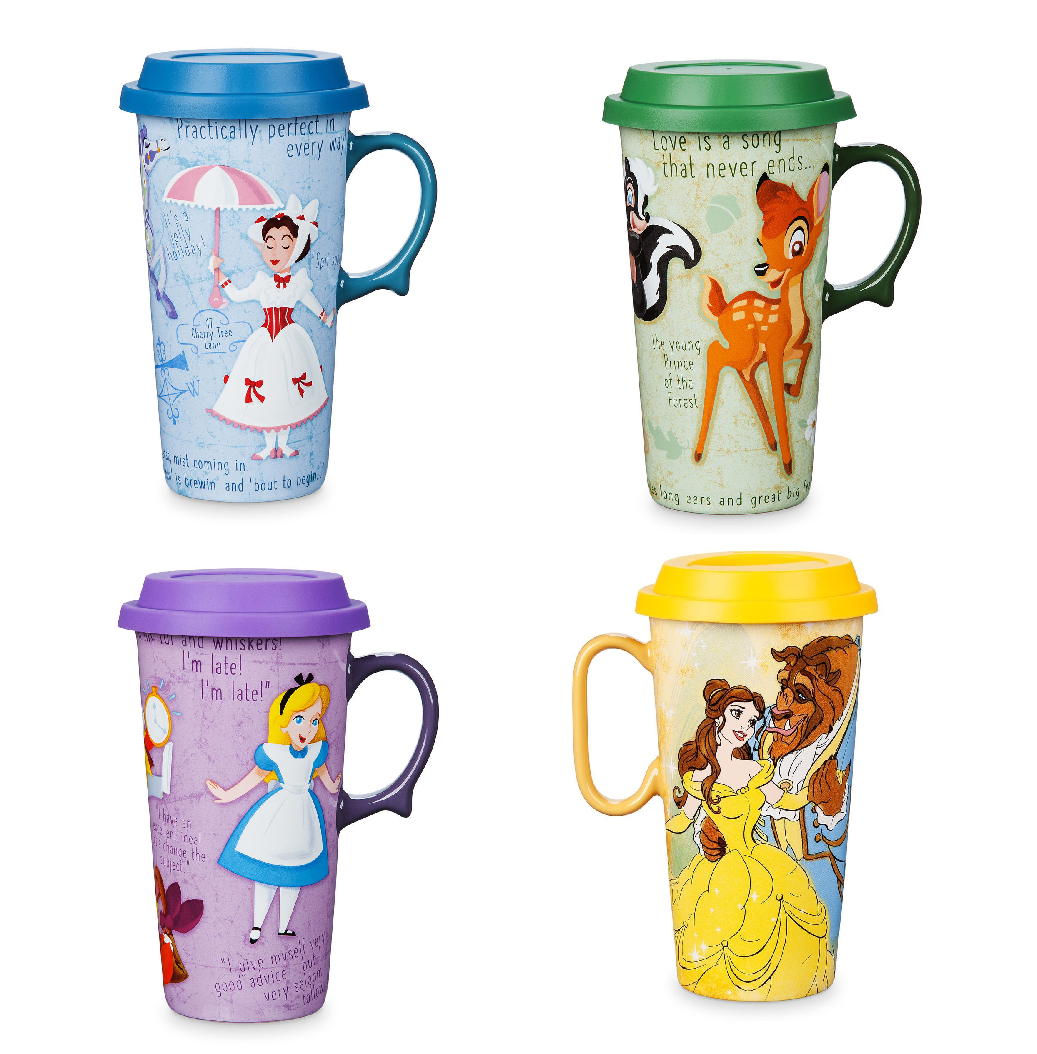 Disney Classic Coffee Cup - Lady and The Tramp Sketches Latte Mug