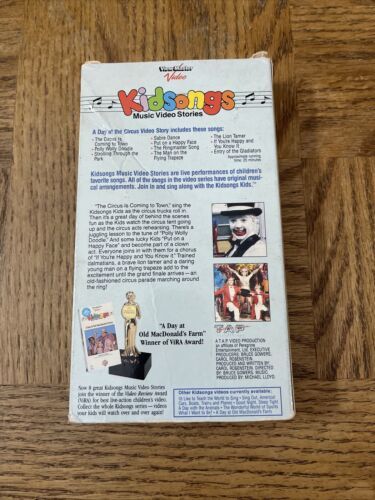 Kidsongs A Day At The Circus Vhs Vhs Tapes