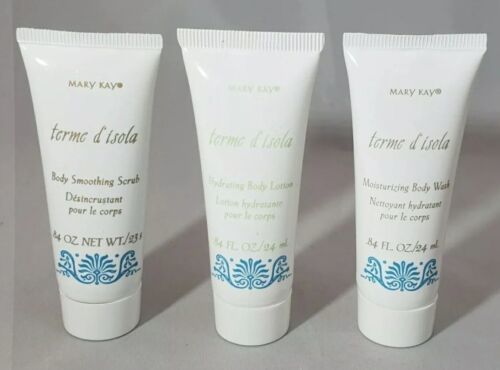 Lot Of 3 Mini Mary Kay terme d'isola Hydrating Body Lotion .84 Oz New Old Stock - $4.94