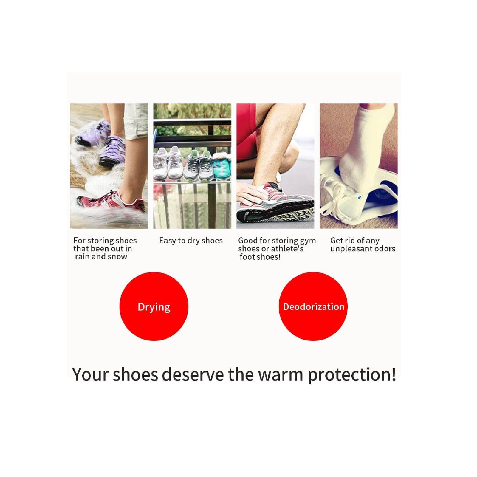 KOODER Boot Dryer Shoe Dryer Foot Dryer ! Eliminate Bad Odor and