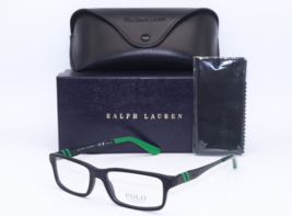 New Polo Ralph Lauren Ph 2115 5389 Matte Black Authentic Eyeglasses Frame 52-16 - $100.51
