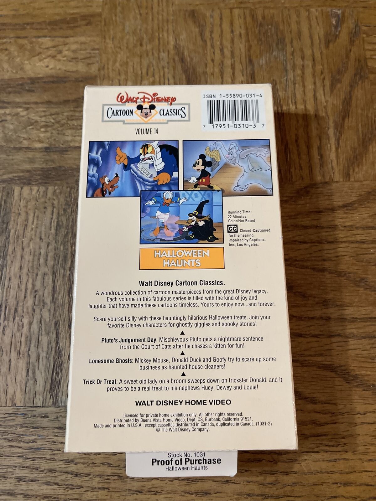 Disney Halloween Haunts VHS - VHS Tapes