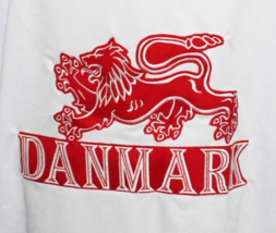 Any Name Number Team Denmark Hockey Jersey New White Any Size image 4