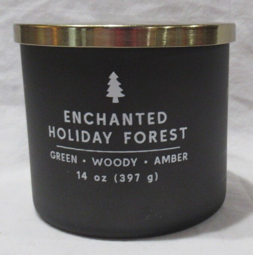Kirkland's 14 oz Large 3-Wick Candle up to 40 hrs ENCHANTED HOLIDAY FOREST - $28.02