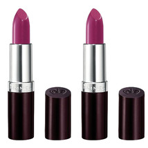 (2 Pack) NEW Rimmel Lasting Finish Lipstick Amethyst Shimmer 0.14 Ounces - $14.99