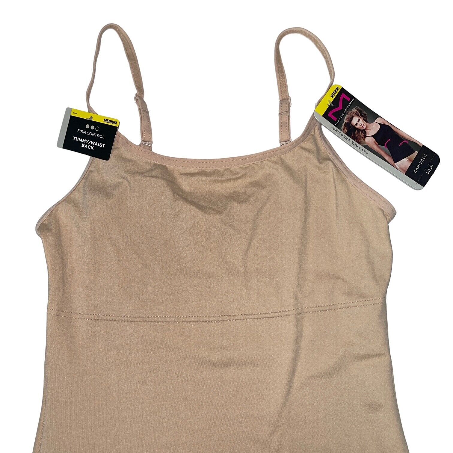 Maidenform Camisole Tank Top Beige Cami Long and 50 similar items