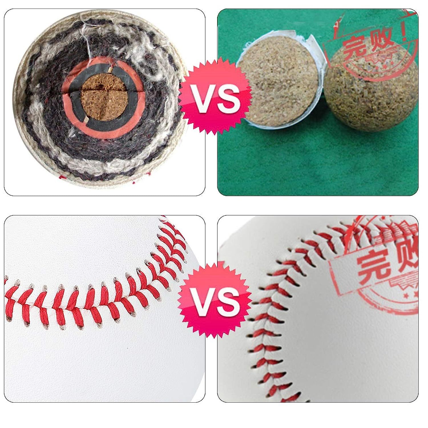 Baseballs Competition Grade Youth Baseballs Official League Recreational Use BAS