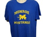 Monroe College Mustangs Adult Blue XL TShirt - $19.80