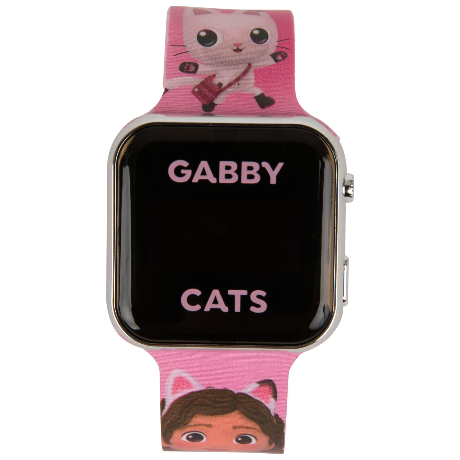 Accutime Gabby's Dollhouse Cats Kid's LED Digital Wrist Watch