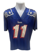 Vintage 1990's New England Patriots Drew Bledsoe #11 Logo Athletic NFL Jersey L - $64.99