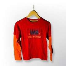 Alpine Design KIDS North Wilderness Long Sleeve T-Shirt Red - SMALL - $12.85
