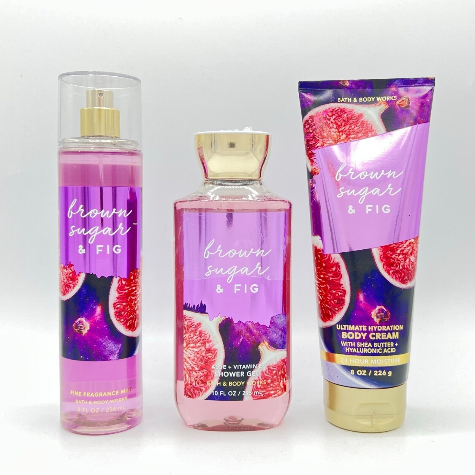 Bath & Body Works in The Stars 8oz Body Lotion, 8oz Fine Fragrance Mist Body Spray and 10oz Shower Gel 3-Piece Bundle, Size: Regular