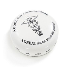 Doctor Gift Paperweight"A Good Doctor Treats The Disease, A Great Doctor Treats  - $36.99