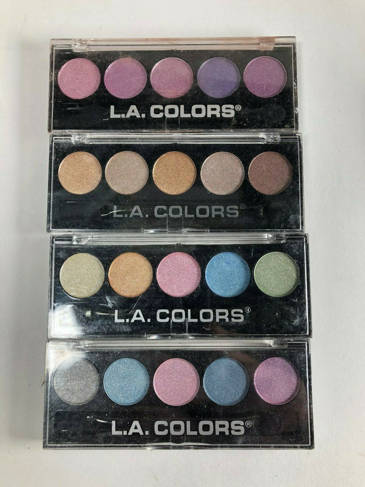 L.A Colors 5 Color Metallic Eyeshadow Makeup Choose Your Palette - $9.99