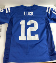 Andrew Luck #12 Indianapolis Colts NFL Team Apparel  Blue Jersey Youth Med - $16.79