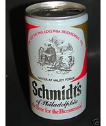 1976 Bicentennial SCHMIDT&#39;S BEER Can Valley Forge Art - $9.99