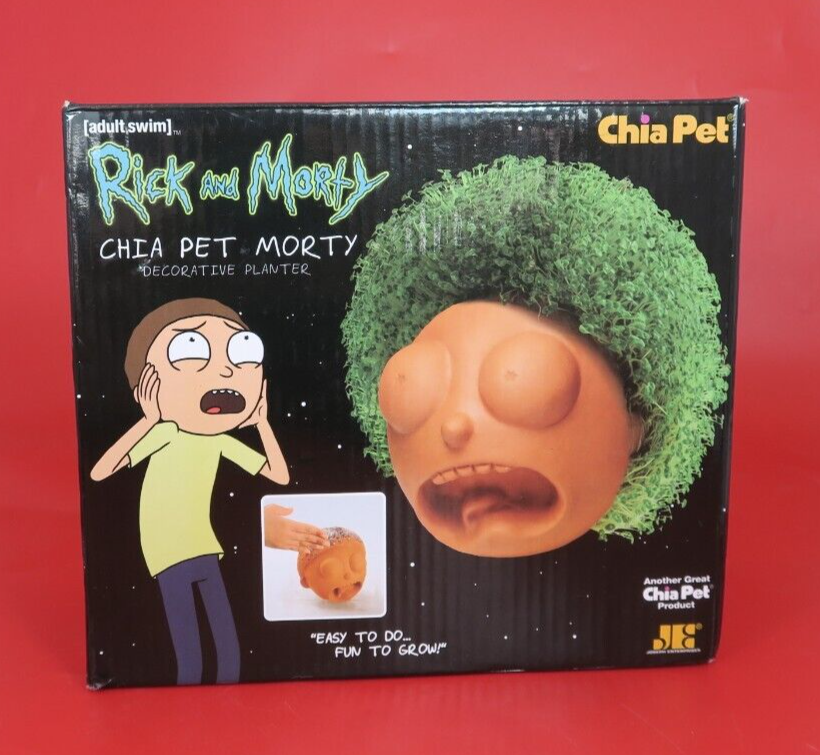 Chia Pet Morty Plant Bust (Rick and Morty) Cartoon Network Adult Swim ...