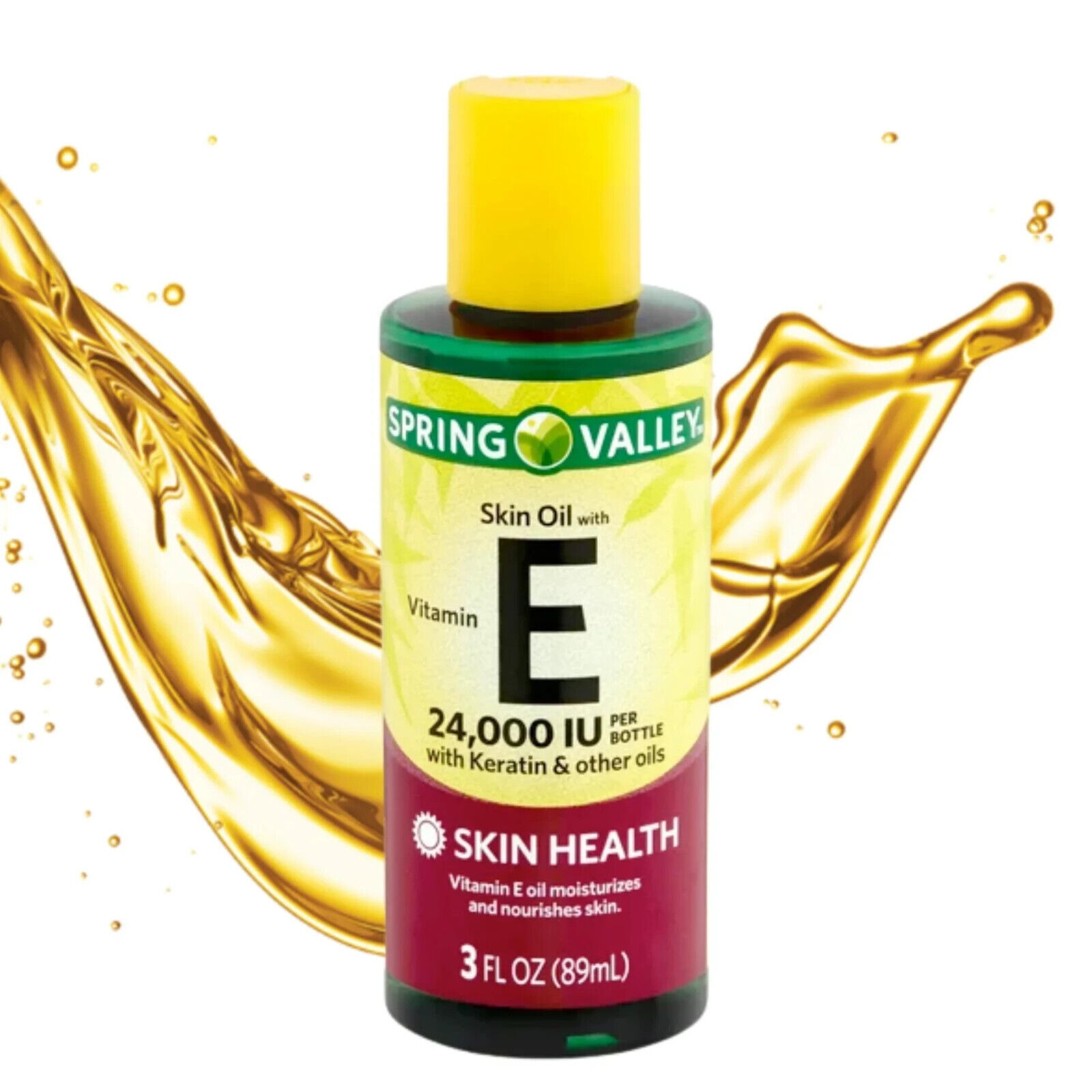 Spring Valley Skin Oil with Vitamin E, 24,000 IU, 3 fl oz..+ - $17.79