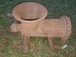 Vintage Climax Meat Grinder Food Shredder Grater, Primitive Rustic