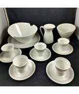 Rosenthal Germany &quot;Athenia&quot; 5 Underplate Cups Sugar/Creamer Gravy Bowl D... - $130.86