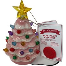 Mr. Christmas Nostalgic LED Tree Pink Christmas Tree Ornament Miss Valentine - $34.64