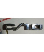 Chevy C/10 Fender Chrome And Black Emblem 1969-1972 3940813 - $24.74