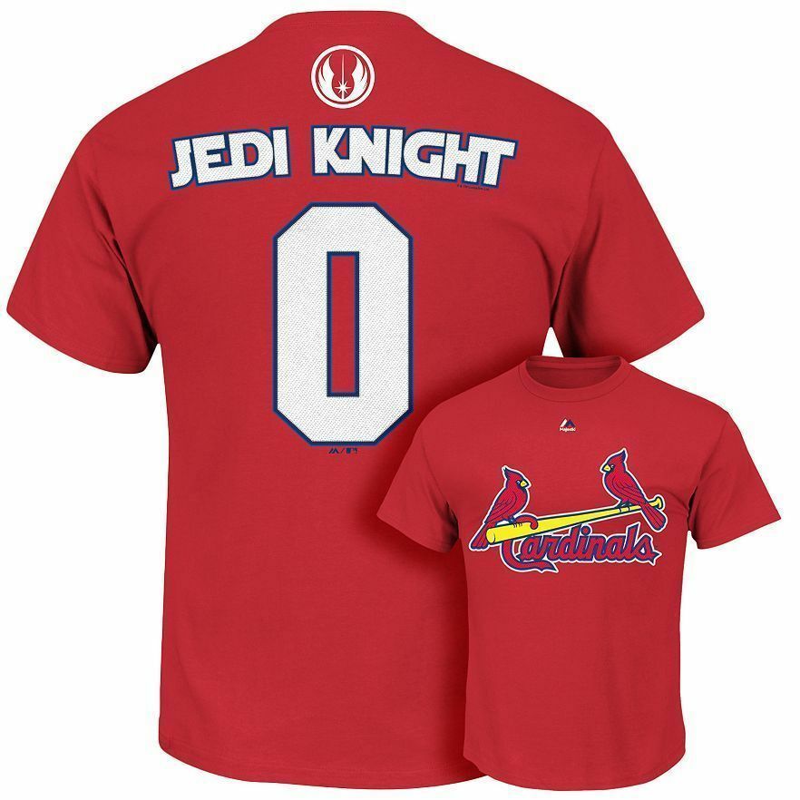 St. Louis Cardinals MLB Baseball Gray Red 3/4 Sleeves T-Shirt Men's  Large L