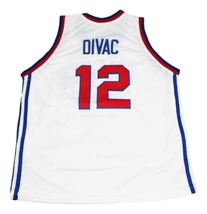 Vlade Divac #12 Jugoslavija Yugoslavia New Men Basketball Jersey White Any Size image 2