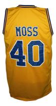 Randy Moss #40 Dupont High School Basketball Jersey New Sewn Yellow Any Size image 2
