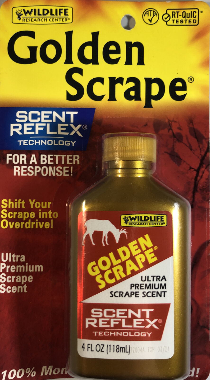 Wildlife Research 4oz GOLDEN SCRAPE ULTRA PREMIUM Scrape ScentScent