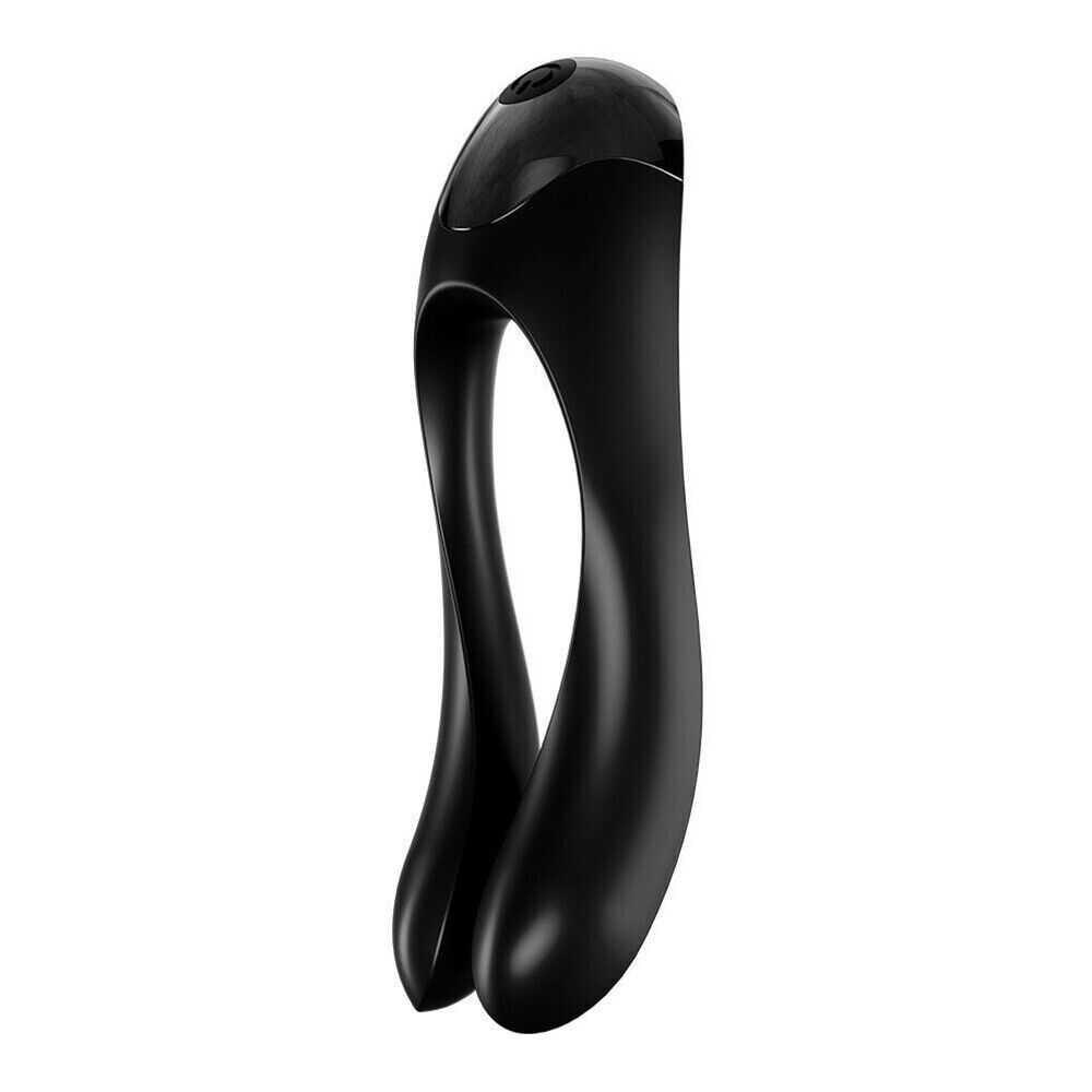 satisfyer candy cane finger vibrator black with free shipping