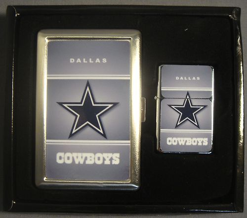 Legendary Dallas Cowboys NFL Zippo® Lighter Collection With Glass Display  Case