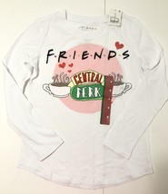 Friends Girl&#39;s White Central Perks Long Sleeve T-Shirt NWT Size: Medium - $12.00