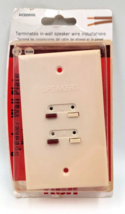 RCA Speaker Wall Plate for In-Wall Speaker Installations - Almond - AH300WHN - $7.92