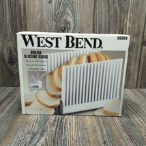 West Bend 6600X Collapsible Bread Slicing Guide for 1-2 Pound Loaves