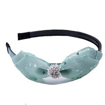 Hairpin Hair Jewelry Korean Wild Bow Hair Hoop Headband Con-Slip Diamond