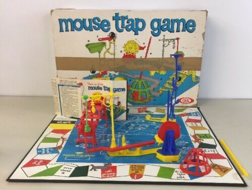 Mouse Trap Game - 1963 - Ideal - Good Condition