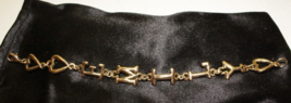 Emily Name Charm Gold Tone Bracelet Chain Fashion Accessory 7&quot; Heart Lov... - $14.85