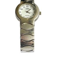 Box Vintage Timex Indiglo Women K7 Expandable Silver Tone Band Watch image 5