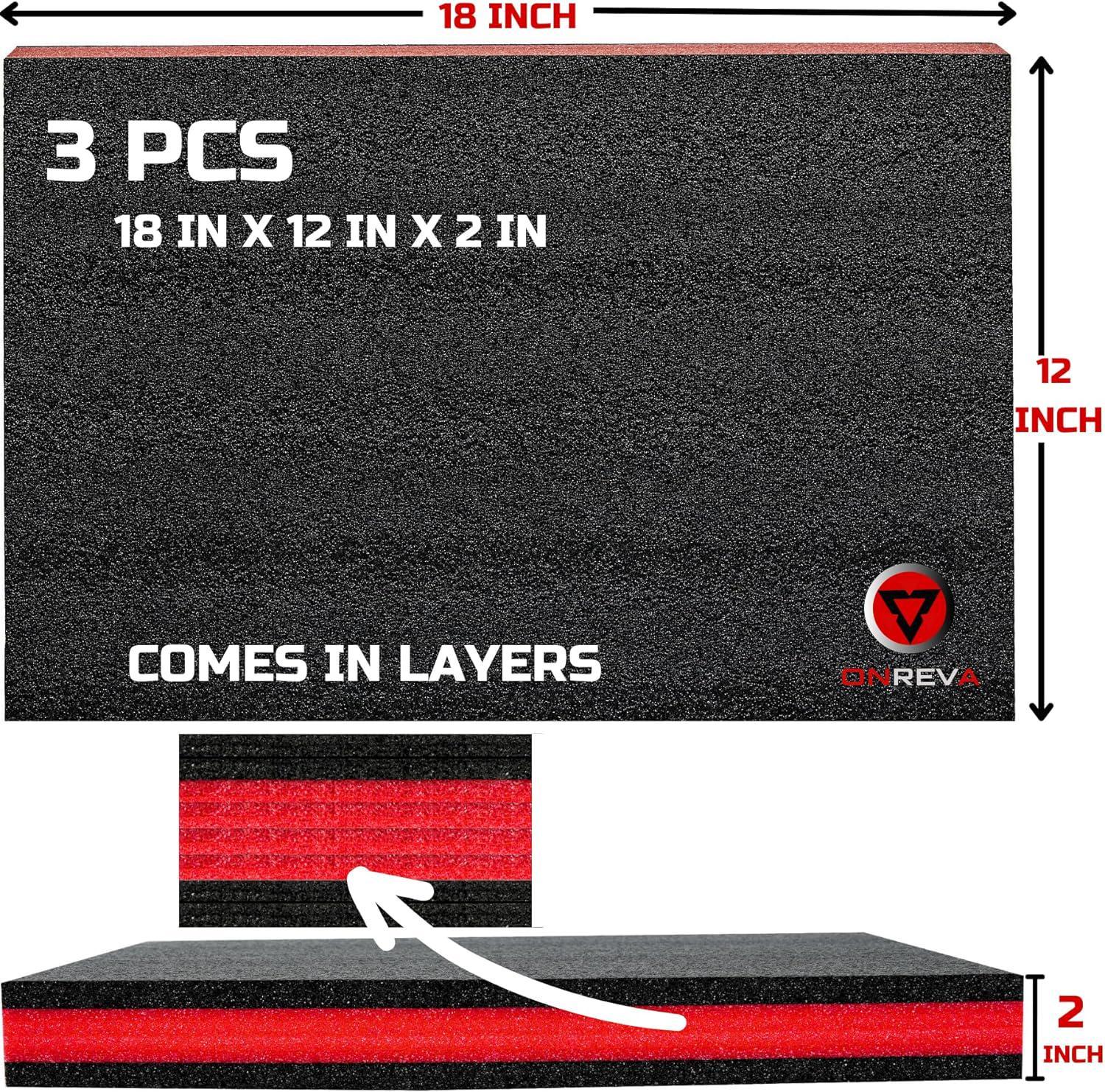 NEW 24 X 48 inch X 57 Mm Black Kaizen Foam Tool Storage Insert Holder  Organizer