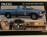 1980 Toyota SR-5 Long Bed Sports Truck 4X4 New Unused Dealer Post Card - $17.32