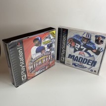 Playstation 1 PS1 Lot 2 Games - Madden NFL 2001 & Sammy Sosa High Heat Baseball - $4.94