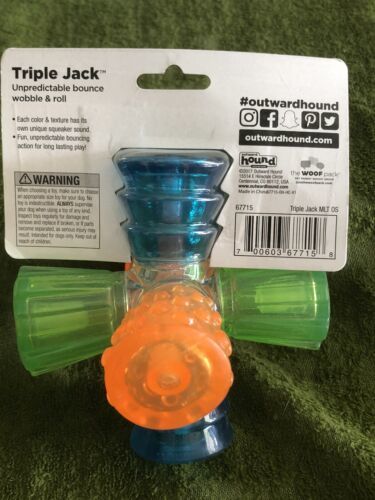 Outward Hound Triple Jack Dog Toy