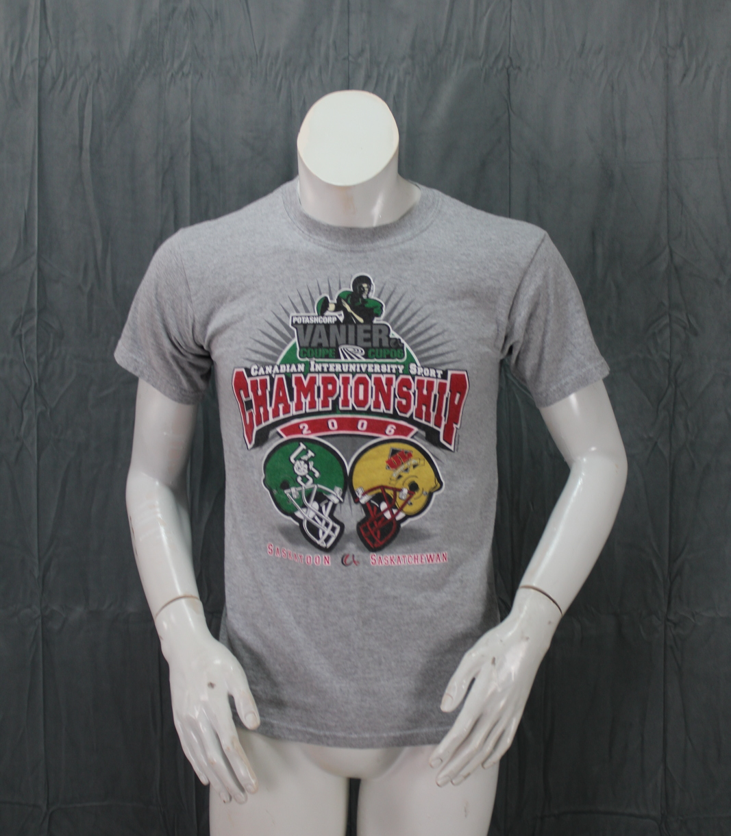 Vanier Cup Shirt (Retro) 2006 Vanier Cup Saskatoon Men's Small